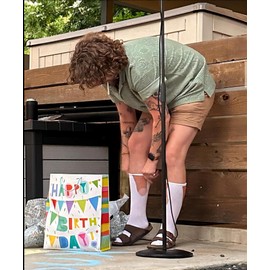 BVIELOY Show off Funny Colorful Novelty Socks ，Gag Christmas Gifts for Men and Women New Year