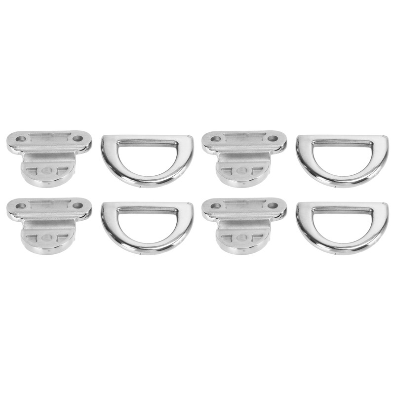4 Sets Marine Grade Folding Pad Eye 316 Stainless Steel
