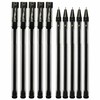 ZOFAX Gelo 10 x 0.6mm Tip BLACK Smooth Gel Pens