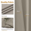 Aiyufeng Stone Blackout Curtains for Bedroom 72 Inch Length 2