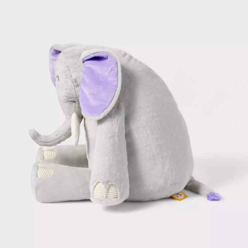 Gigglescape 19'' Elephant Stuffed Animal - Gigglescape Zoo Animal 19.5x21x19