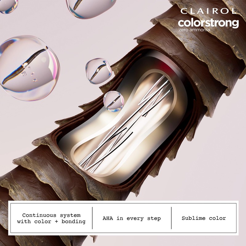 Clairol ColorStrong Permanent Zero Ammonia Hair Dye, 7.0 Dark Blonde