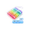 Pill Box Organizer 3 Times a Day Travel Pill Box