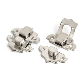 Tool Box Jewelry Gift Metal Buckle Box Silver Clasp 10 Pieces