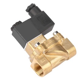 G 1/2 Inch Solenoid Valve Closed Solenoid Valve DC 24V Two Port Pilot Controlled Air Oil Water 0.05~0.7MPa