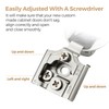 60 Pack 30 Pairs 5/8 inch Overlay Soft Close Hinges