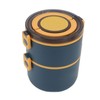 Stackable Lunch Box 1600ml Dual Layers Stainless Steel BPA Free