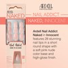 Ardell Nail Addict Naked Innocent, Press On Nails, Short Round