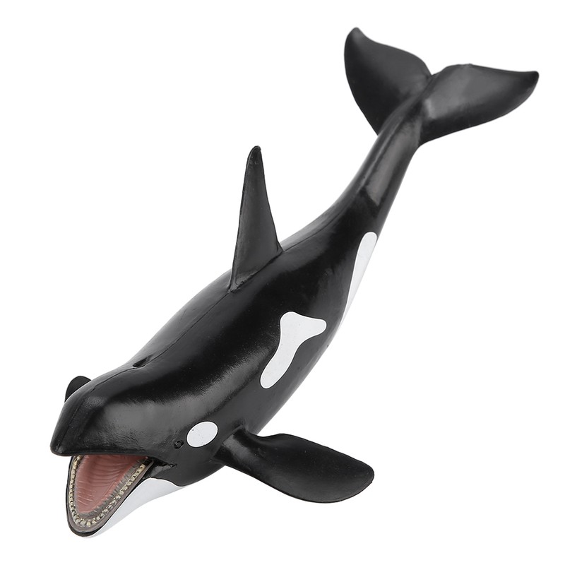Simulation Whale Miniature Animal Toy Collection Figurine Home Decor Ornament