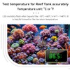 Aquarium Temperature Meter, LED Flashes When Beyond Normal Temperature Range,