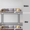 Matte Black Flexible TPE Peel and Stick Wall Trim, 20FT