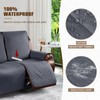 KinCam Waterproof Oversized Loveseat Recliner Cover, Non-Slip Reclining Couch Covers