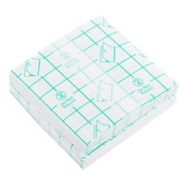 Mikinona 100Pcs Disposable Hand for Makeup Application Cosmetic Mixing Plates Easy to Use for Professionals Salons Beginners Random Pattern Colors