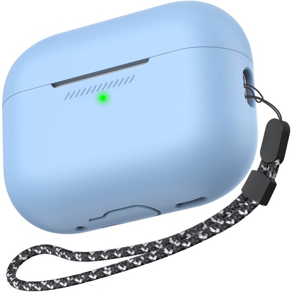 AHASTYLE AirPods Pro 2 Case Silicone Protective Cover [Front LED