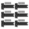 Pubotlu 6 Pack 8" Door Hinges,300 Lbs Capacity Heavy Duty