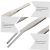 Gatuida 4pcs Stainless Steel Pin Bone Tweezers Long Manicure Tweezers