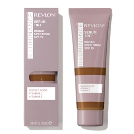 Revlon Illuminance Tinted Serum Foundation, Triple Hyaluronic Acid Serum, Balances Skin Tone, Brightens with Moisture All Day Long, SPF 15, 517 Amber, 1 Ounce