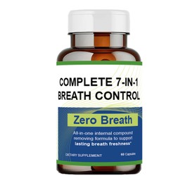 Zero Breath Capsules, Zero Breath 7 in 1 Bad Breath Solution with Organic Chlorophyllin, Natural Mint Extract, Magnesium Citrate and More