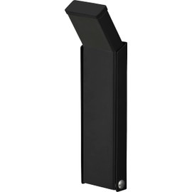 Yamazaki 3721 Magnetic Folding Door Stopper, Black, Approx. W 1.8 x D 2.8 x H 11 inches (4.5 x 7 x 28 cm), Tower Type, Strong Magnet, Easy Installation, Suitable for Entrance Doors, Can be Operated