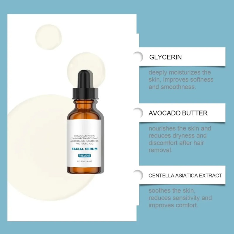 Sérum Facial Con Vitamina C, Suero De Hidratación Multiprofu
