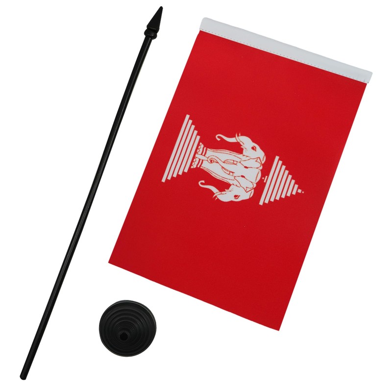 AZ FLAG Laos Table Flag 21 x 14 cm -