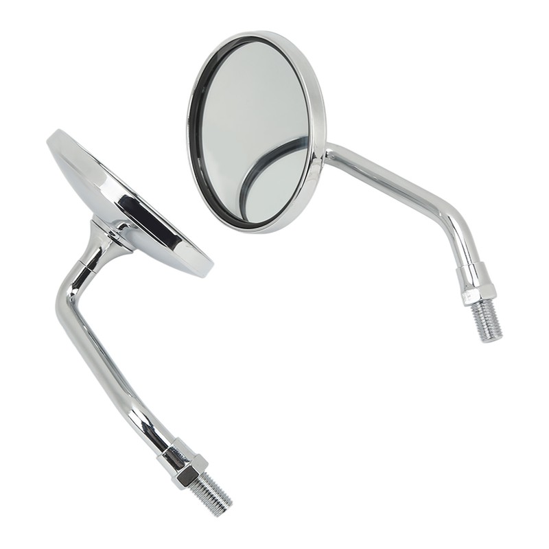 Universal Rear View Mirror 3.4in Wide Vision Handlebar Rear View