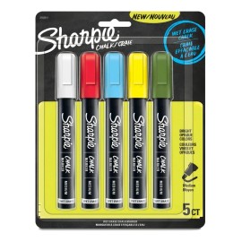 Sharpie Marcador Gis Liquido Borrable Chalk 5 Colores