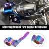 X AUTOHAUX Multicolor Car Turn Signal Extension Steering Wheel Extension