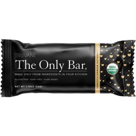 Truvani Plant Based Snack Bar | Chocolate Brownie Single Bar | 7g Protein | USDA Organic and Vegan | The Only Bar | Dairy, Soy, and Gluten Free | Individually Wrapped