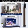 Orlushy 100W Submersible Aquarium Heater, Adjustable Fish Tank Heater with