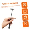 TEHAUX 4pcs Small Double- Hammer Soft and Hard Tip Mallets