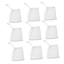 BIUDECO Family-Size Soap Pouch Set 30pcs Mesh Storage Bags Drawstring Long-Lasting Soap Holder for Bathroom