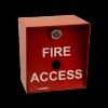 AAS 15-013 Red Fire Safety Control Access Micro Switch Knox Lockup Security Box