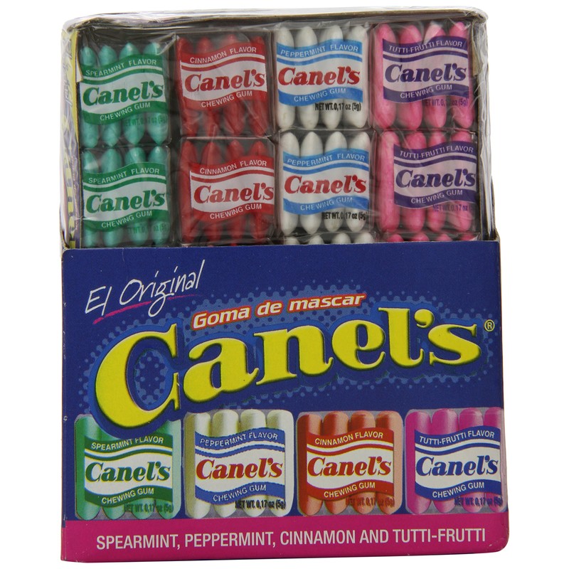 Canel's Assorted Chewing Gum, 20 Count (Pack of 12)