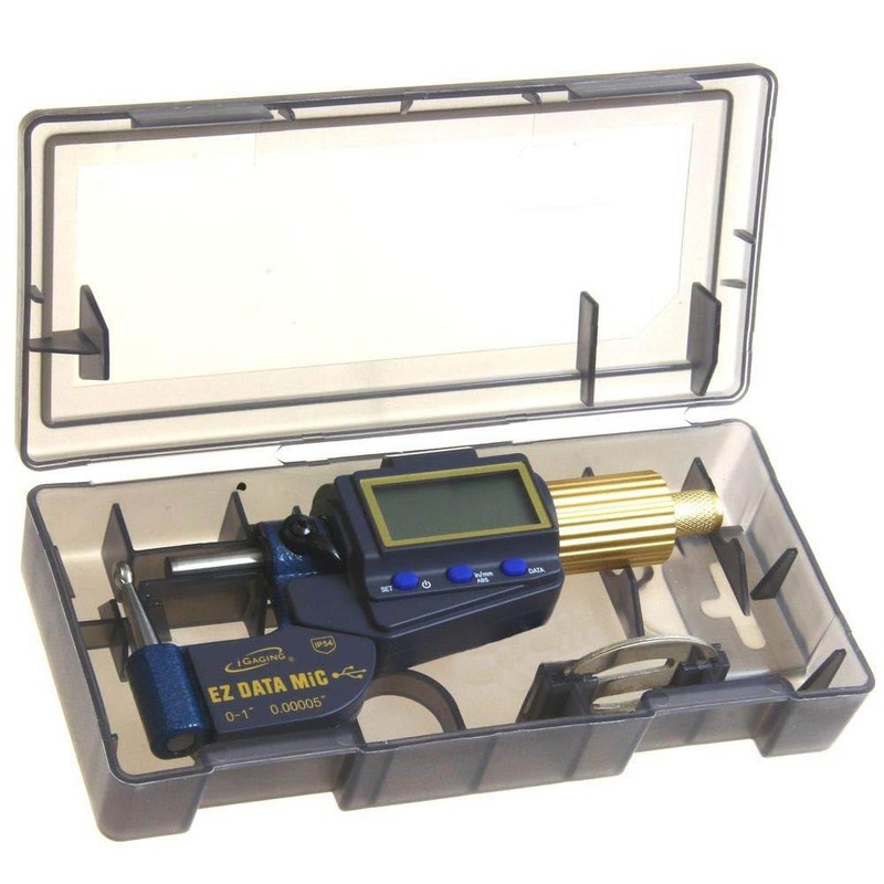 iGaging Reloading Micrometer Tube Ball Spherical Anvil 0-1"/0.00005" Gunsmith X
