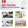 Camplux Tankless Gas Water Heater Portable Instant Shower System Outdoor