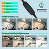 10X Magnifying Glass with Light and Stand, KUVRS Magnetic Helping