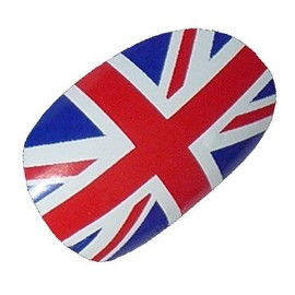 Chix Nails Flag Minx Trendy Style Fingers Toes Vinyl Foils Nail Wraps, Uk Flag