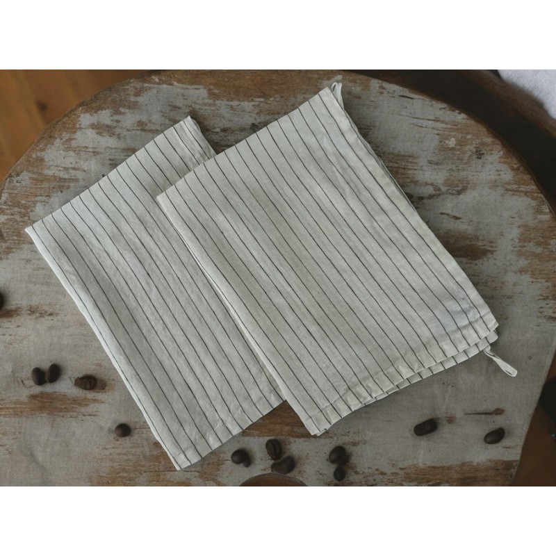 Eight Owls Stonewashed Linen Kitchen Dish Towels – 50 x
