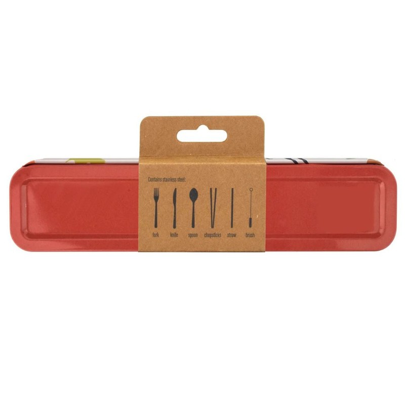 RetroKitchen Carry Your Cutlery Portable Cutlery Set - Aussie Animals