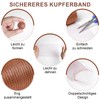 SDLDEER Copper Mesh Roll, 125 mm x 24 m Metal