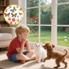 Spring Summer Window Stickers, 10 Sheets Double Sided Window Clings,