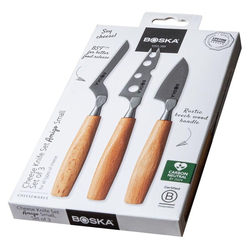 BOSKA Cheese Knife Set Amigo Small: Set of 5 Small