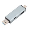 USB 3.0 Card Reader Plug and Play Dual Connector Memory