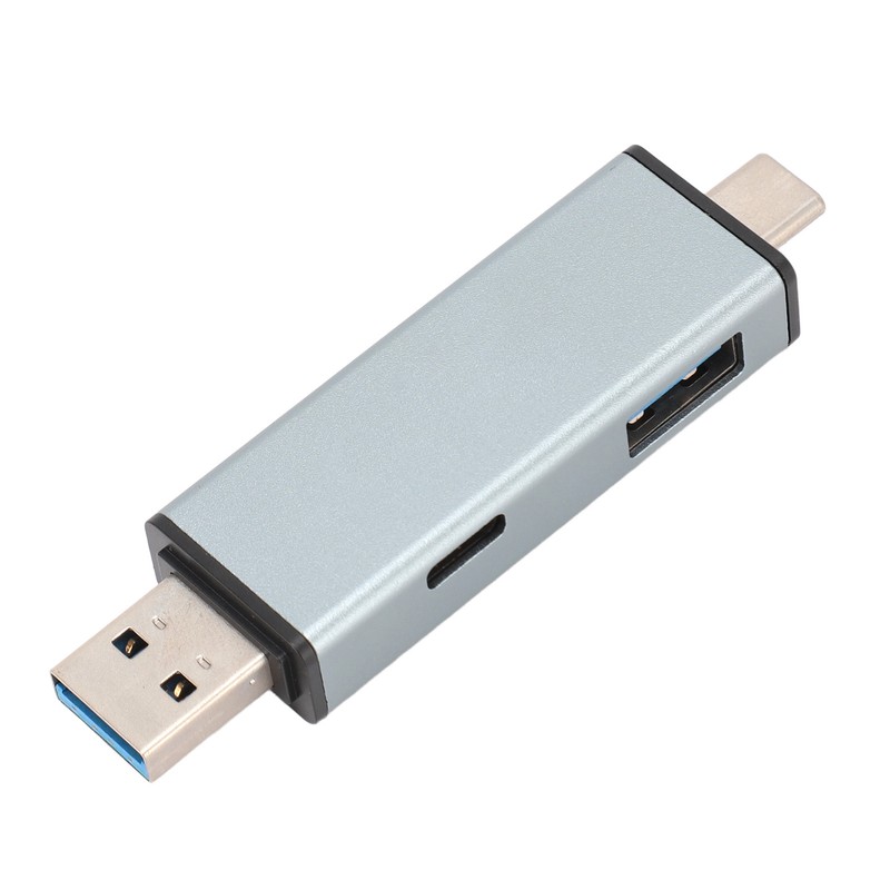USB 3.0 Card Reader Plug and Play Dual Connector Memory