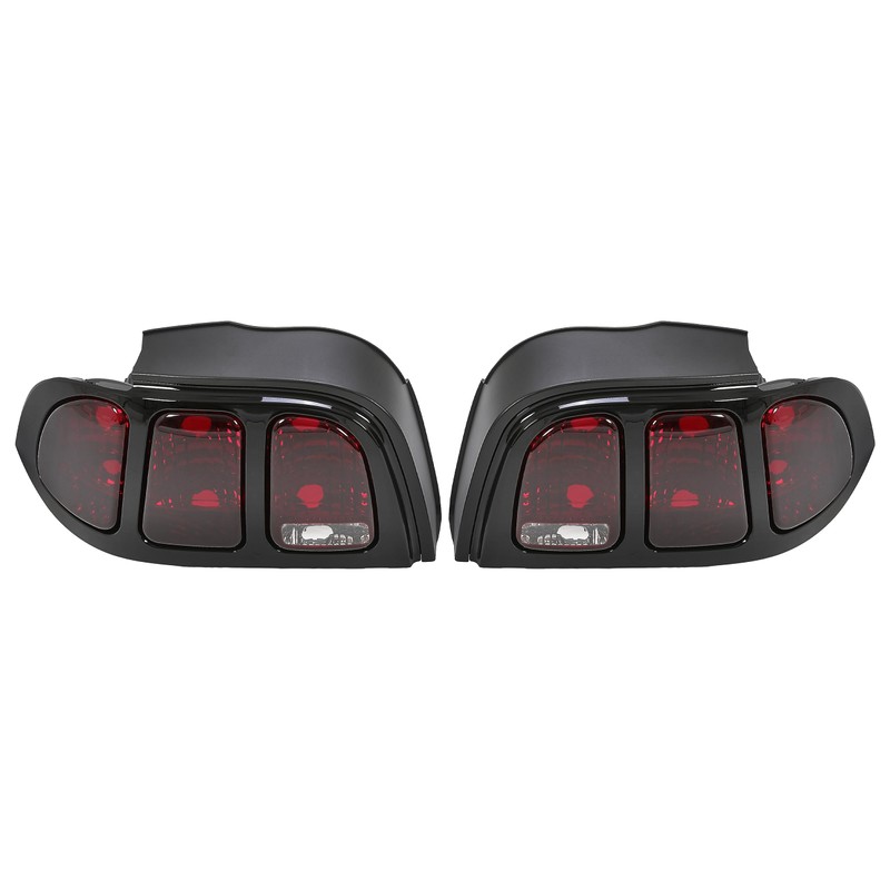 HECASA Tail Lights Assembly Compatible with 1996-1998 Ford Mustang Replacement