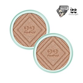 Cho Seong-ah 22 Semi-matte cover Cho Seong-ah King Cushion Sea Ampoule (Refill) 1+1 No. 1 (light beige) 2 refills / 조성아22 세미매트커버조성아 대왕쿠션 바다앰플 (리필) 1+1 1호(라이트베이지) 리필2개