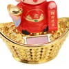 God of Wealth Statue Sunlight Power Vivid Delicate Nodding God