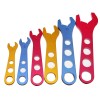 Hot Rod Chrome AN Fitting Wrench Set AN3 AN4 AN6 AN8 AN10 AN12 Racer Tools Wrenches 6 Pcs