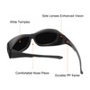 HARFINGTON Welding Safety Glasses IR Shade 9 PPE Protective Glasses